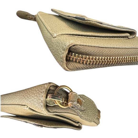 Authentic Chloé Tan Calfskin Paraty Flap Zip Wallet - Picture 3 of 16